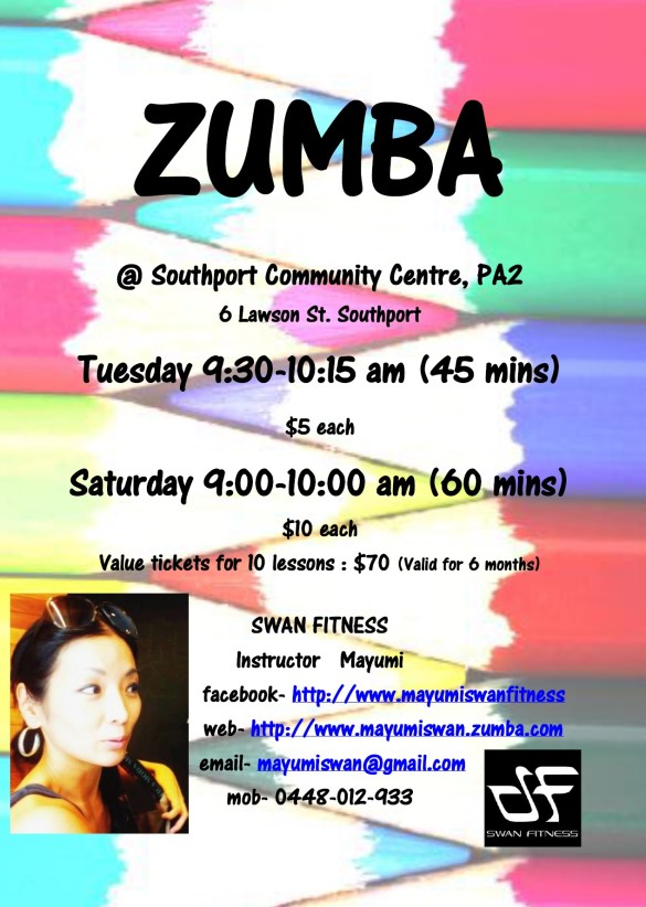 ZUMBA Southport Flyer 2015