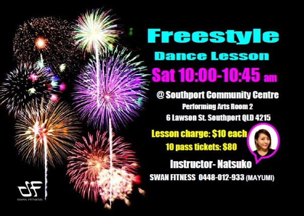 Freestyle Dance Lesson Flyer