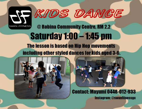 Kids Dance at Robina Flyer 迷彩